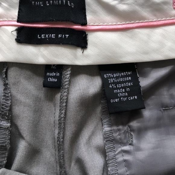 The Limited Lexie Fit size 12 grey pants - Picture 3 of 4